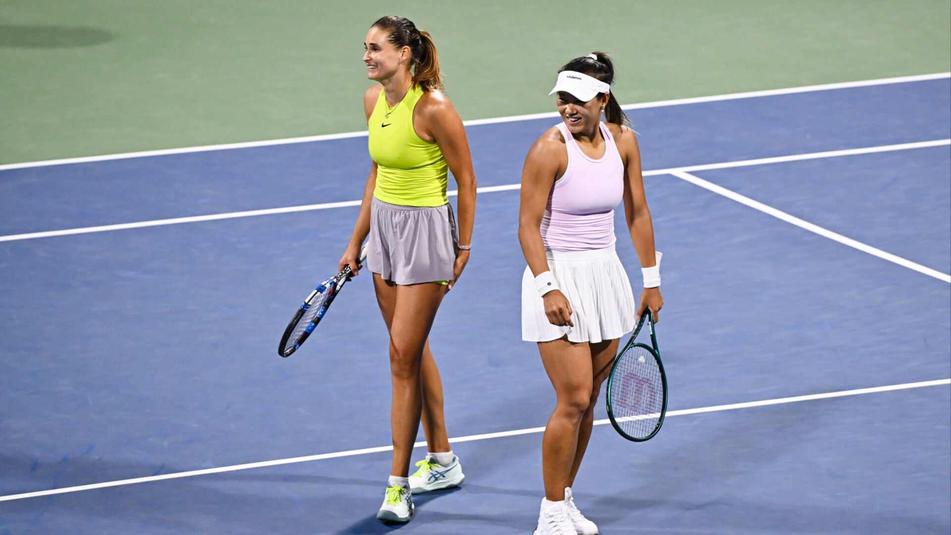 Панова и Го вышли в полуфинал парного разряда на теннисном турнире в Цинциннати после отказа соперниц