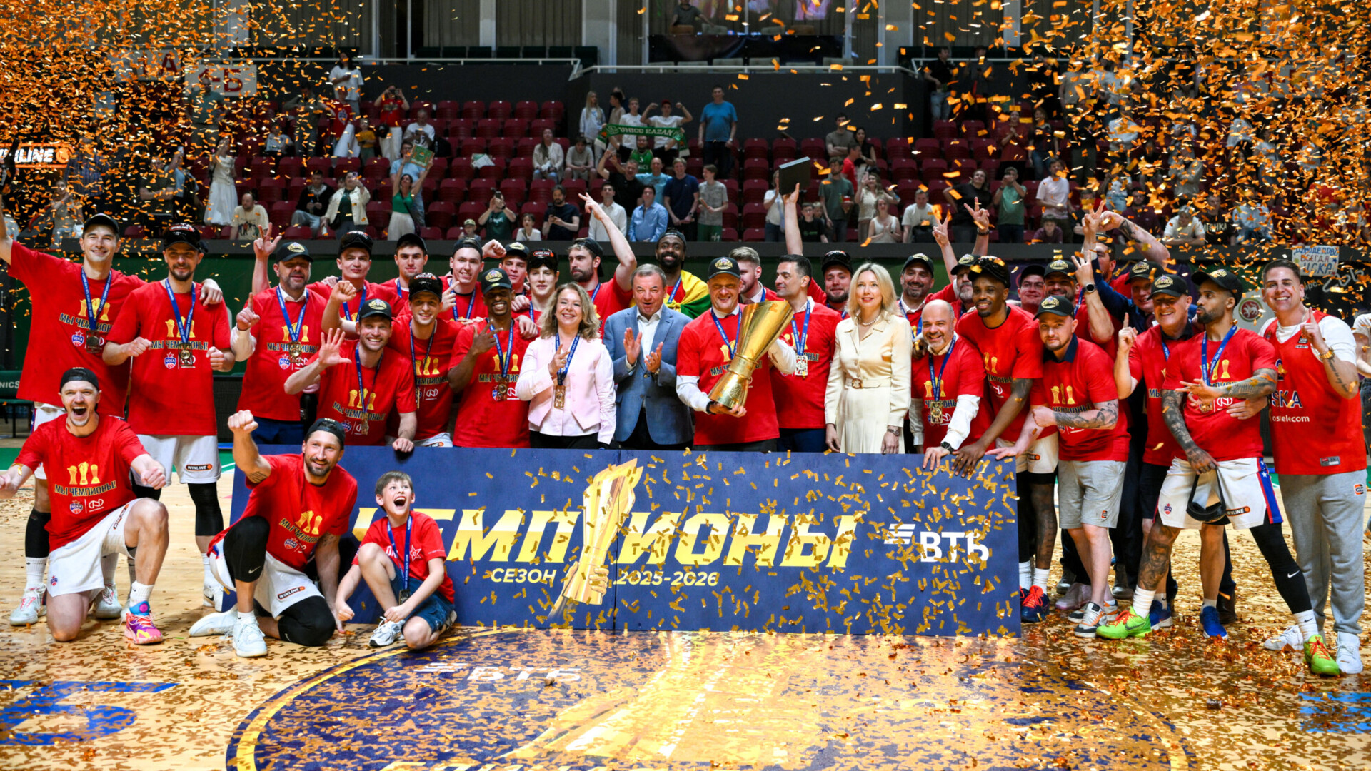 ЦСКА всухую переиграл УНИКС в финальной серии и 13‑й раз в истории стал чемпионом Единой лиги ВТБ